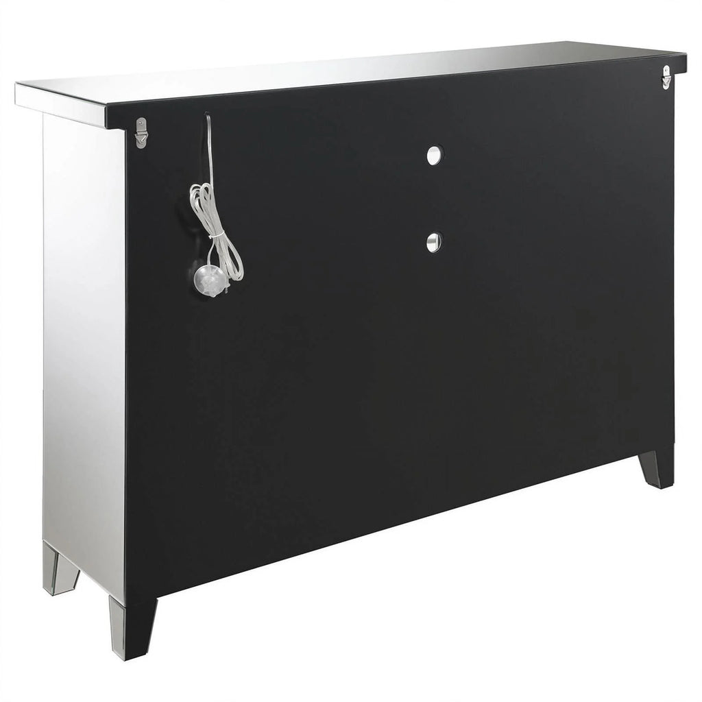 2-door Wine Cabinet with Lighting Mirror P4545
