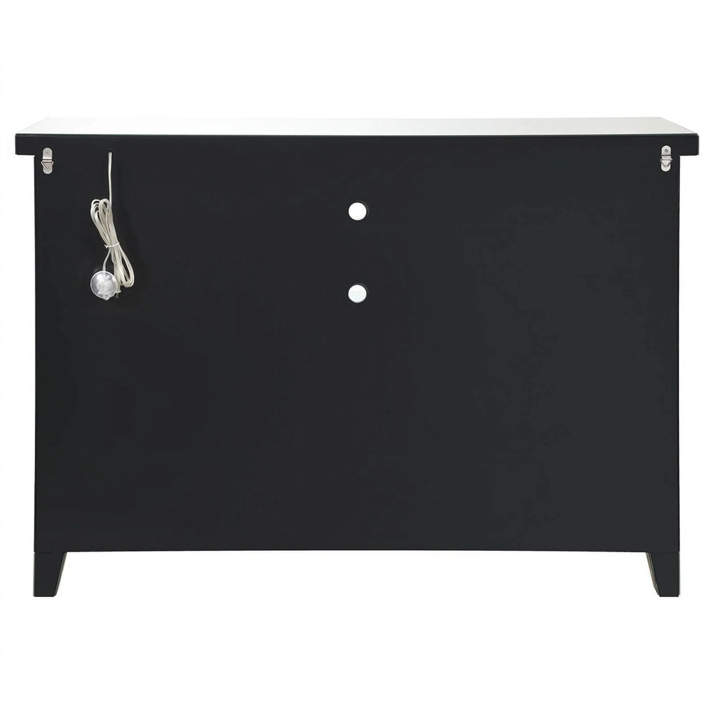 2-door Wine Cabinet with Lighting Mirror P4545