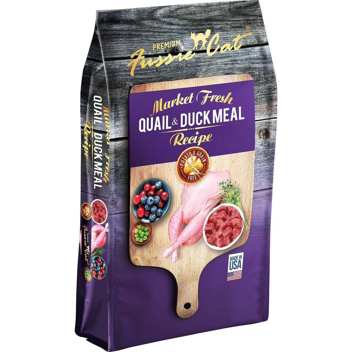Quail & Duck Meal Dry Cat Food N401