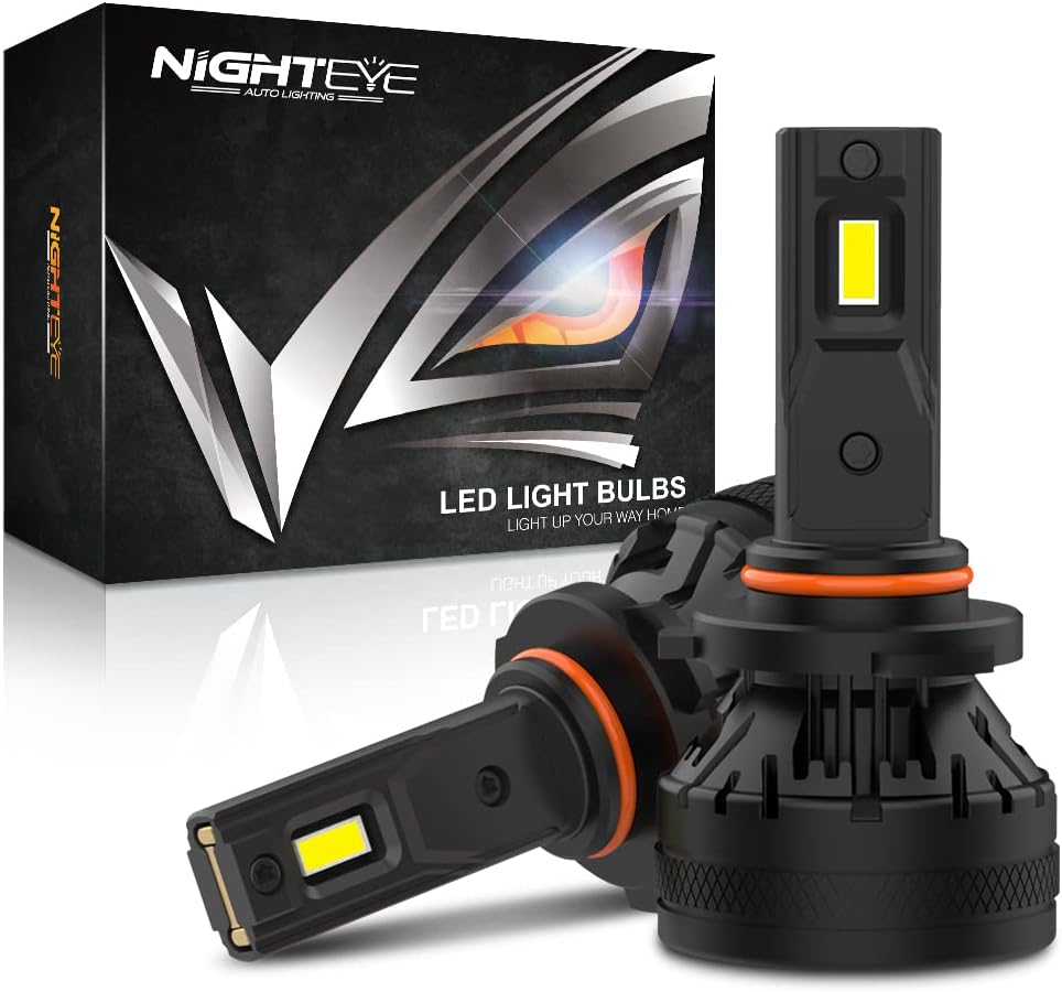 9005 HB3 LED Headlight Bulbs, 22000LM 120W, 6500K Cool White, Pack of 2 E41743
