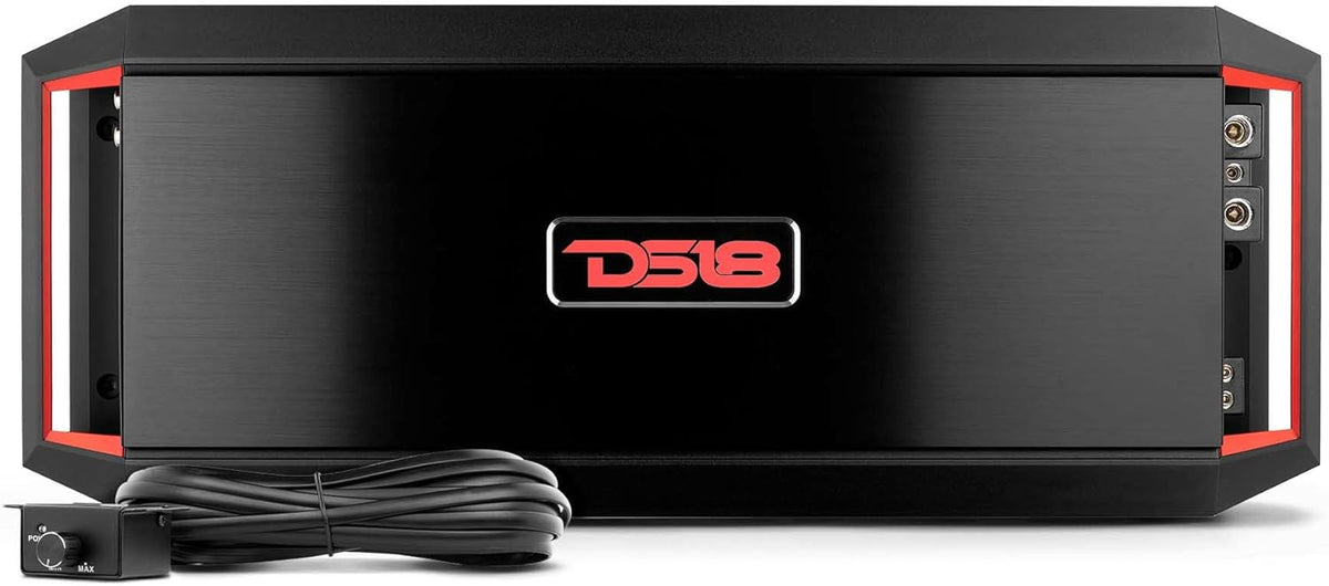 6000 Watts Max 1 Channel Class D Amplifier with Bass Remote Knob B615