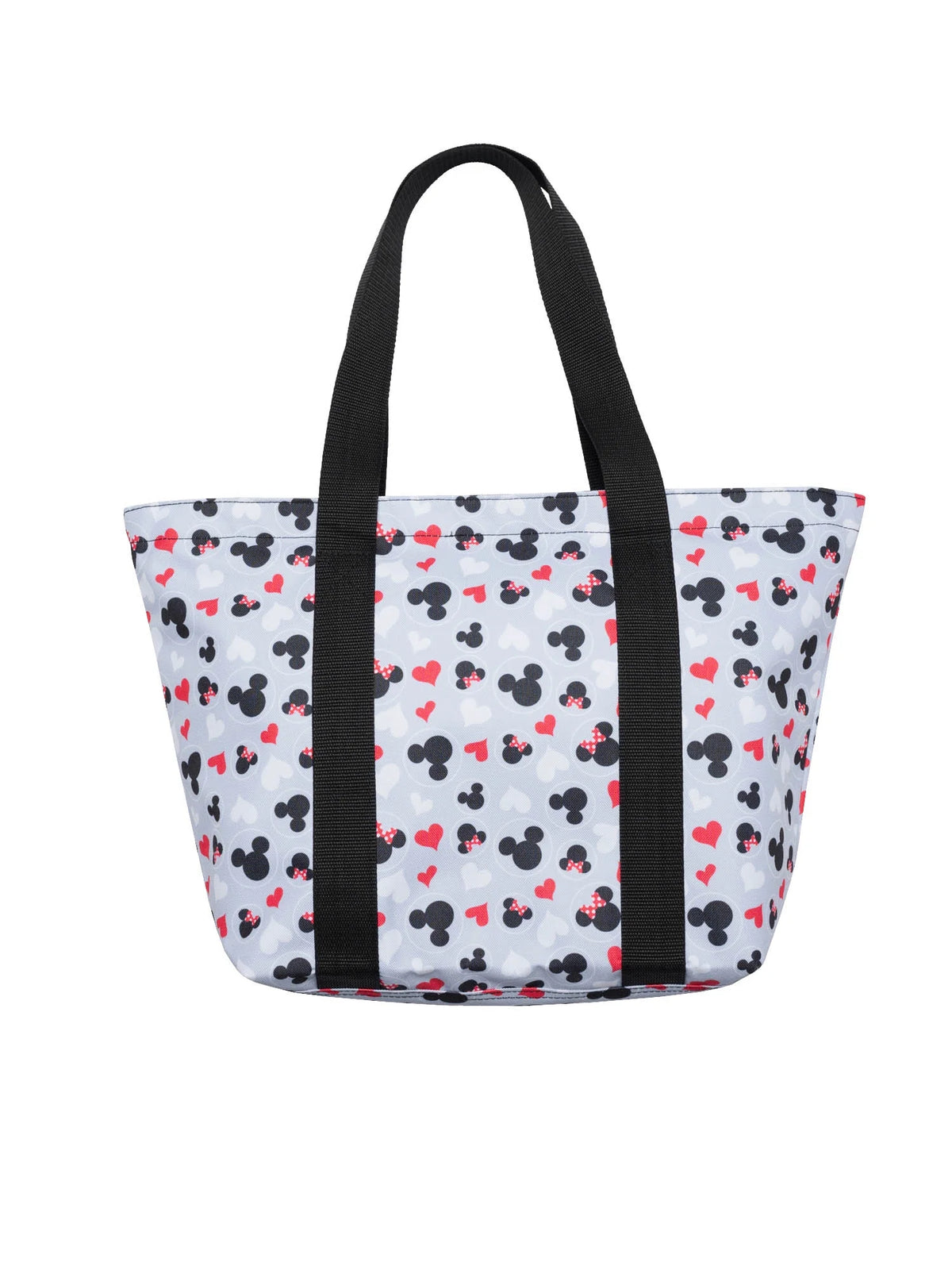 Gray Red White Zip Tote Bag G59564