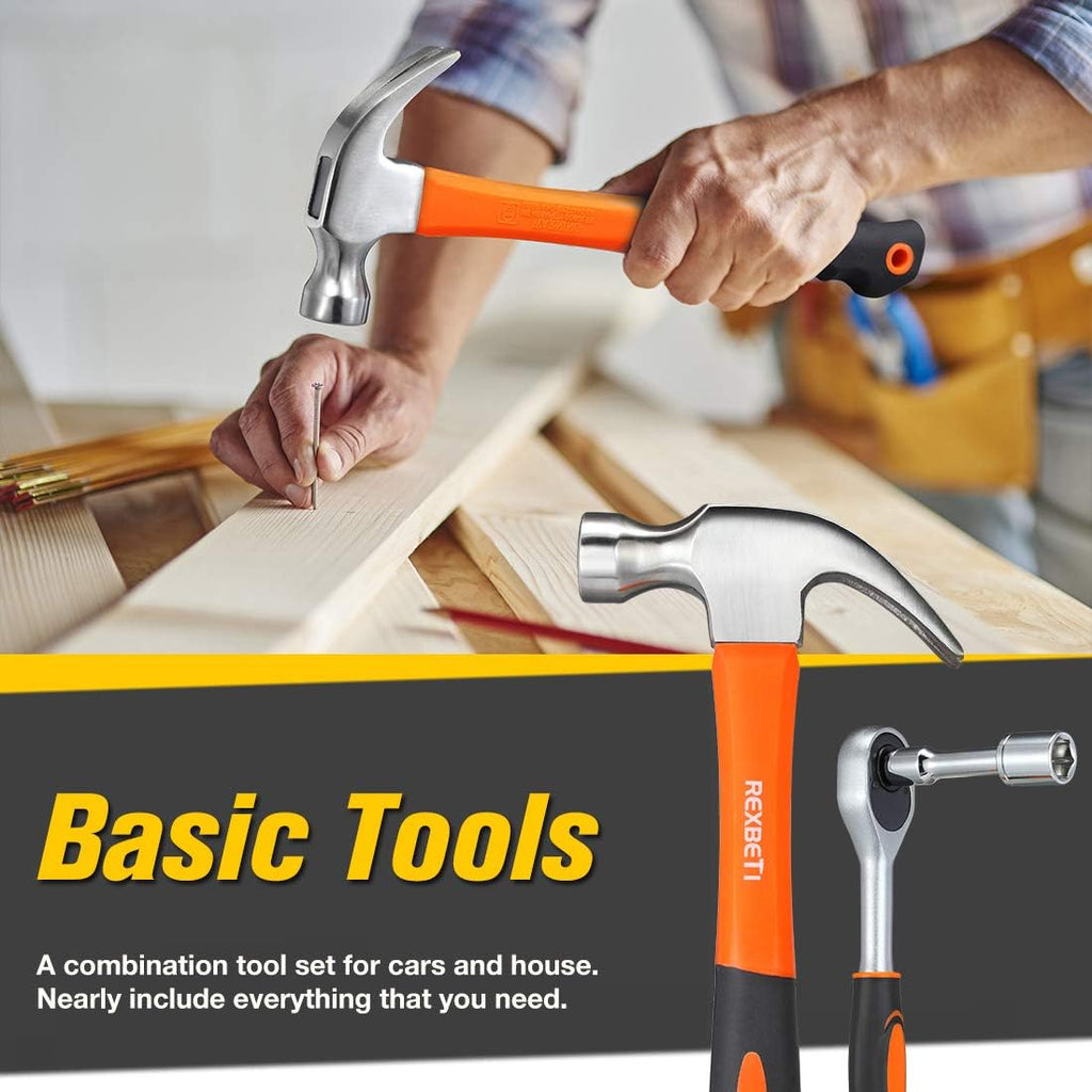 217-Piece Household Tool Kit with Solid Carrying Tool Box D689928