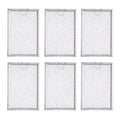 Aluminum Filters 6-Pack W1632