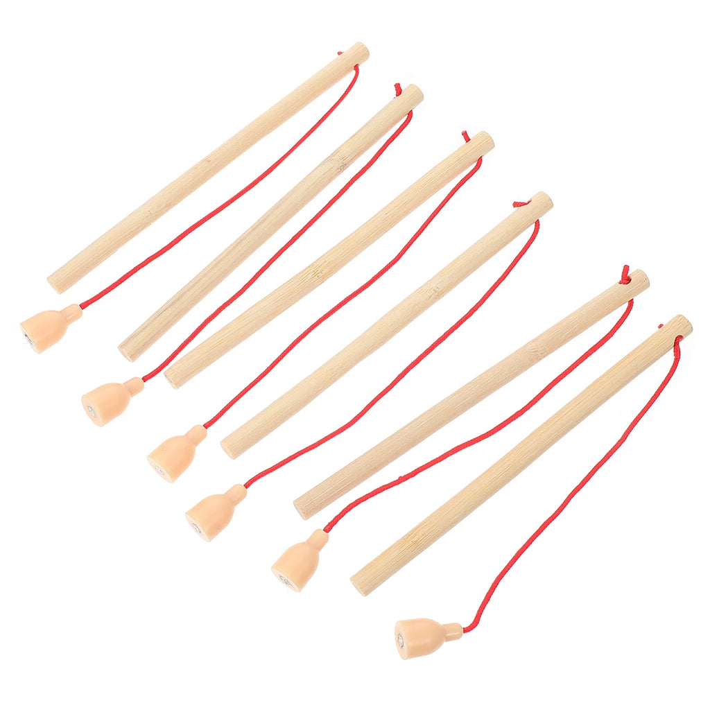 5Pcs Wooden Magnetic Fishing Poles Toys K40593