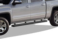 Black Running Boards for Chevy Silverado GMC Sierra Crew Cab Q37057