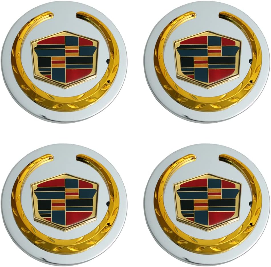 2 9/16 Gold Wheel Center Caps Pack of 4 H159505