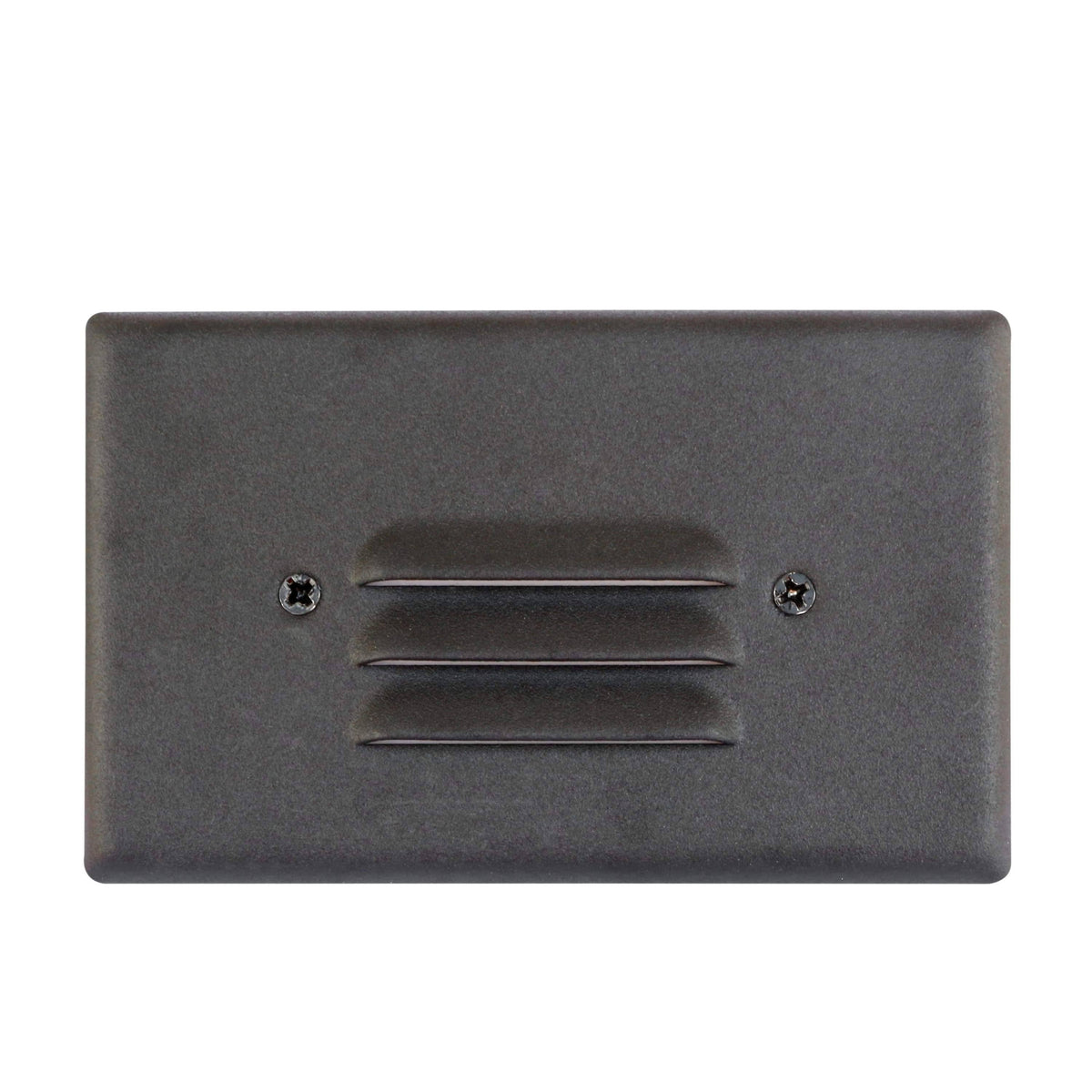 3 Pack White Angled Louver Step Light with Vertical/Horizontal Plate I8779