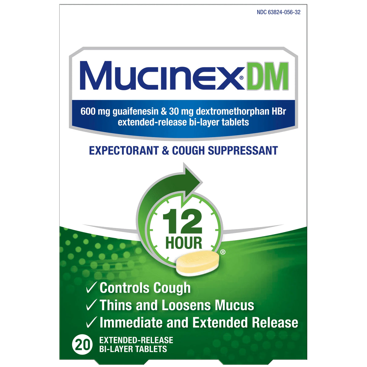 12 Hour Cough Medicine 20 Tablets C5424