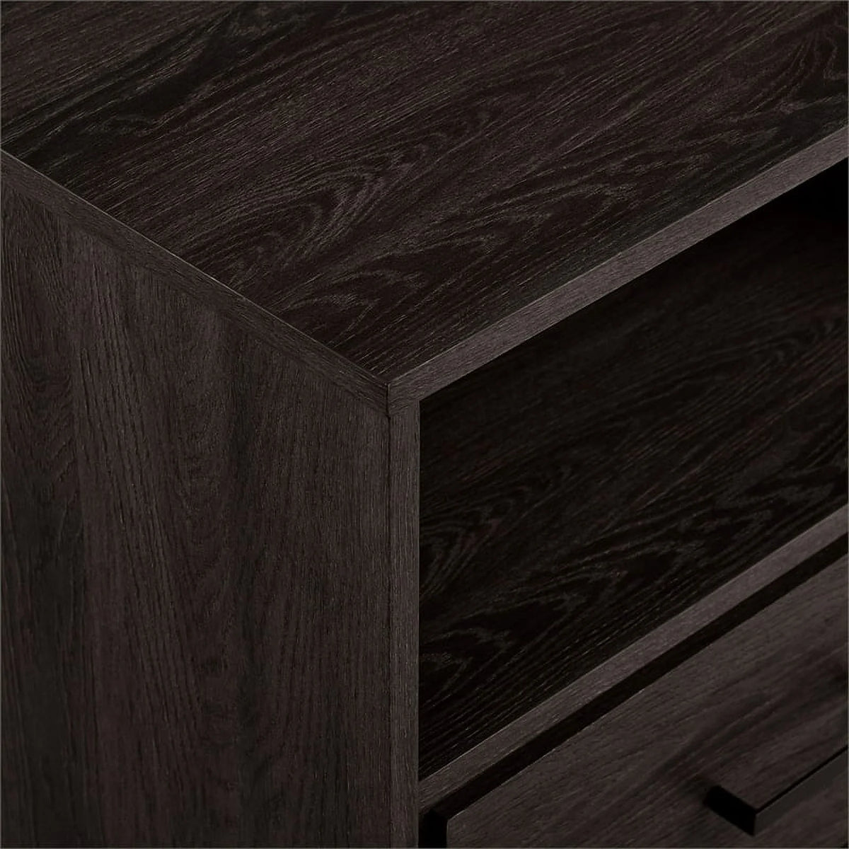 20" Metal and Wood Night Stand with One-Drawer M827671