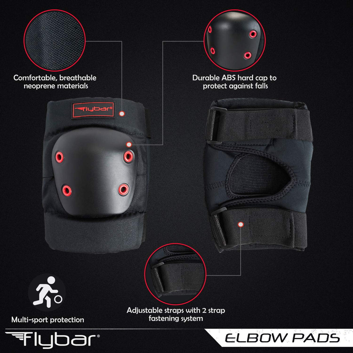 Kids Knee Pads and Elbow Pads Set with Wrist Guard E3390