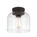 Bronze Contemporary Flushmount Light E8651