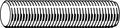 Threaded Stud, Plain, 3/4-10X6-1/2, PK50 I691