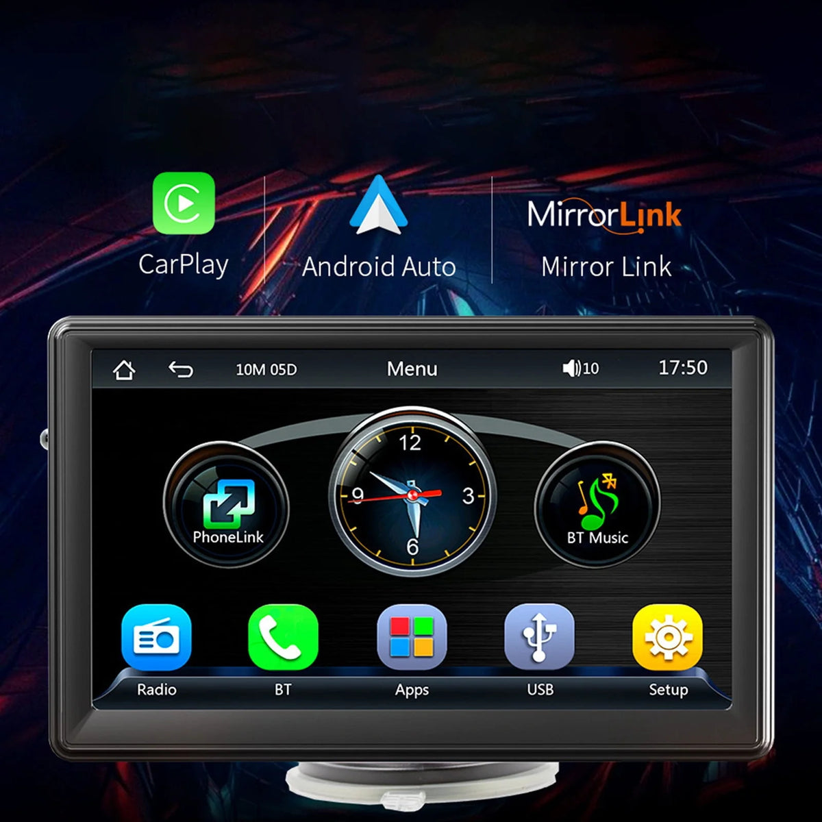 7 Inch Portable Wireless Car MP5 Player F216